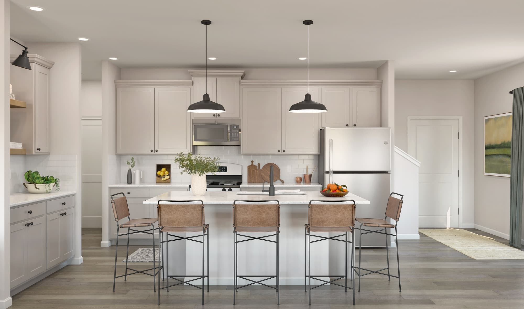 Modern kitchen in a Maymont rental home